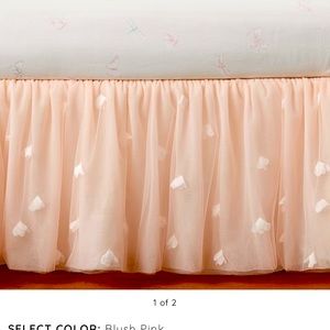 Monique Lhuillier Ethereal Tulle Crib Skirt